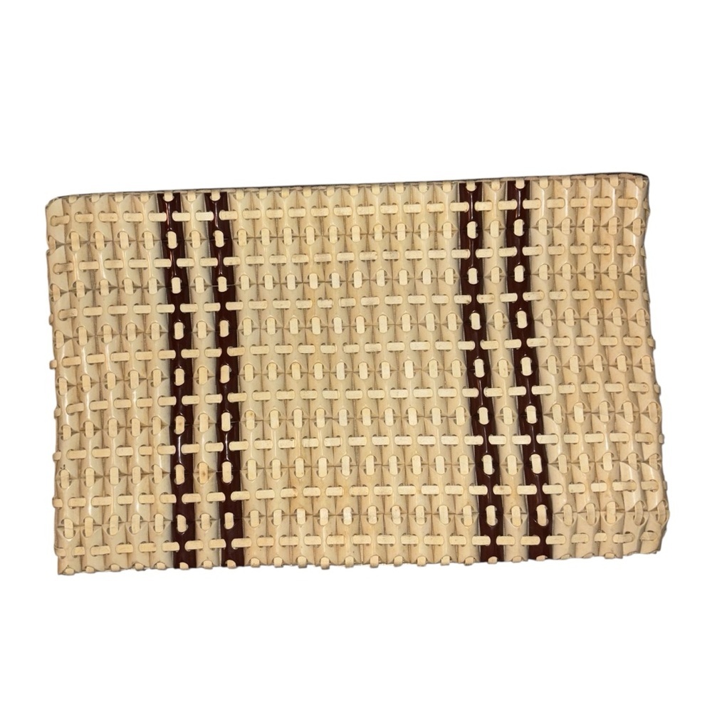 Vintage rare Plastik flex purse clutch